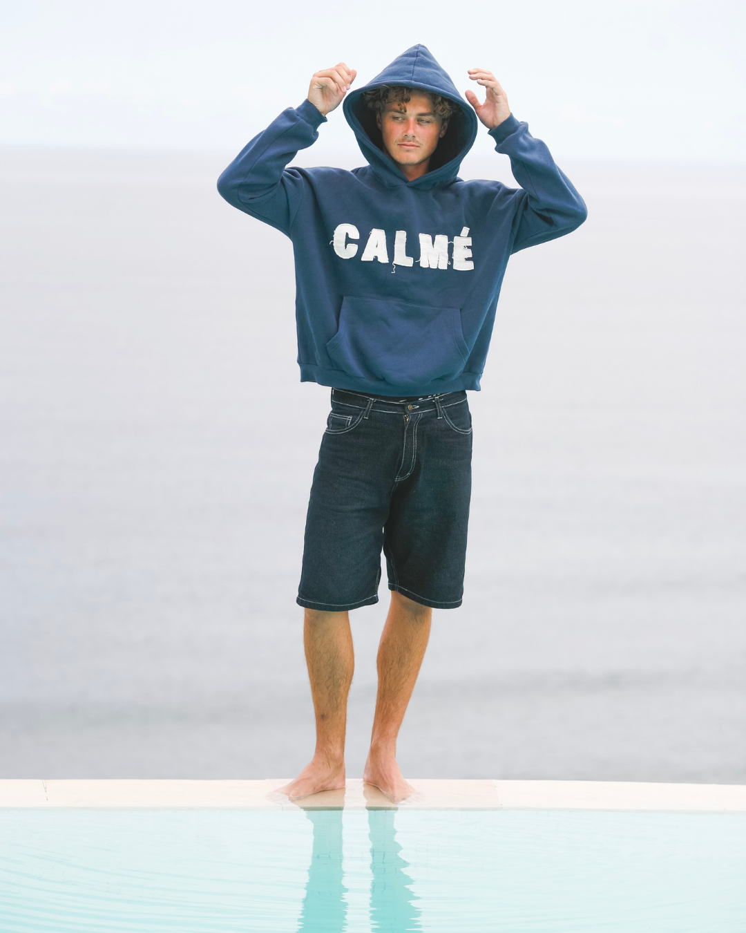 Calmé Club CALMÉ HOODIE Sweatshirt 476 Navy
