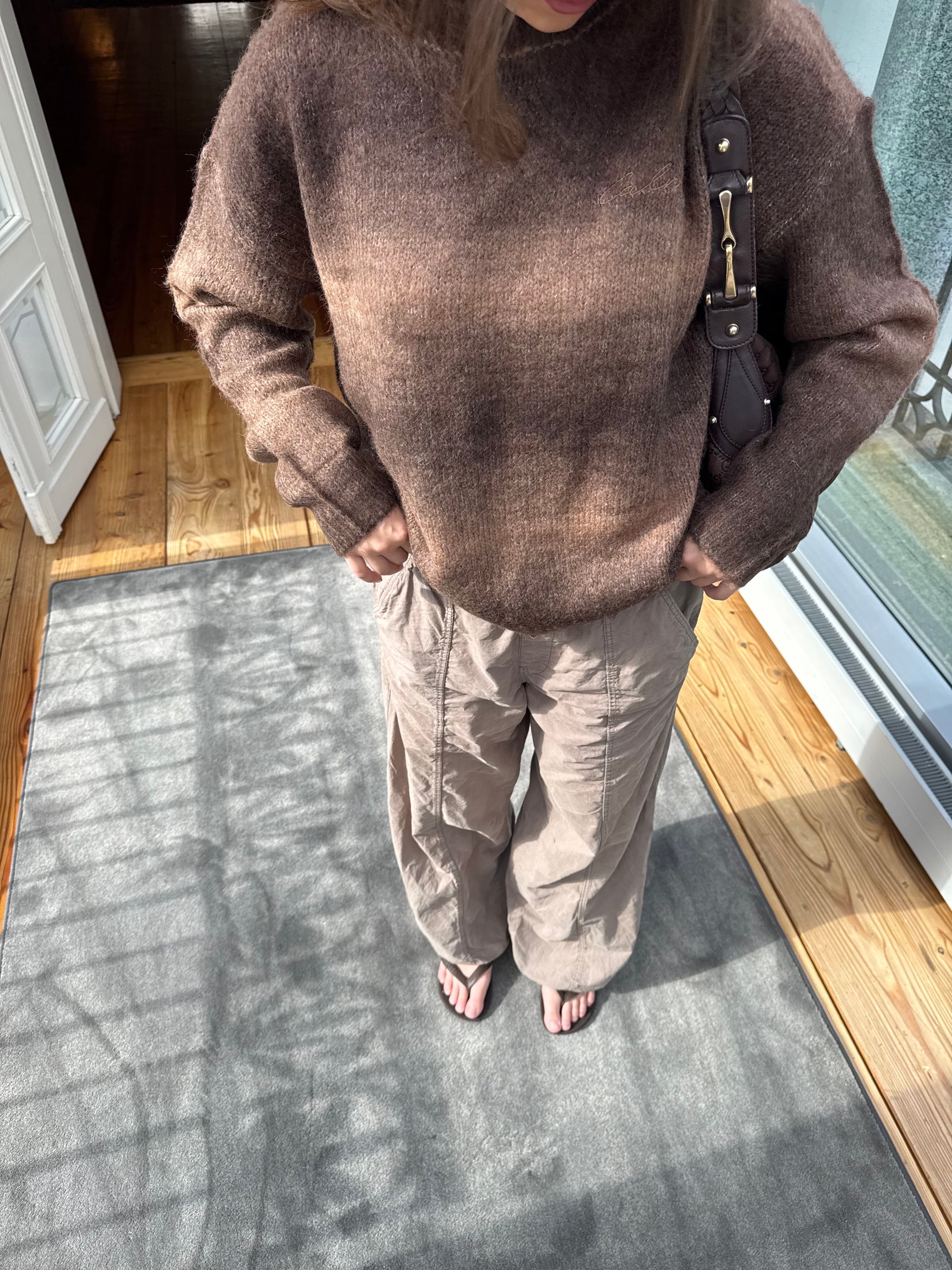 Calmé Club Calmé Ombré Knit Pullover 289 Brown Mix