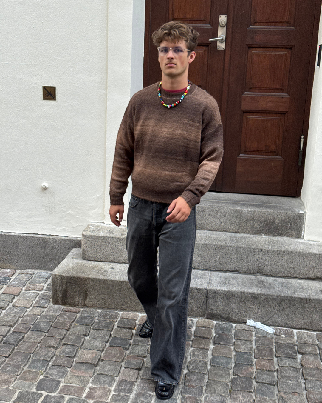 Calmé Club Calmé Ombré Knit Pullover 289 Brown Mix