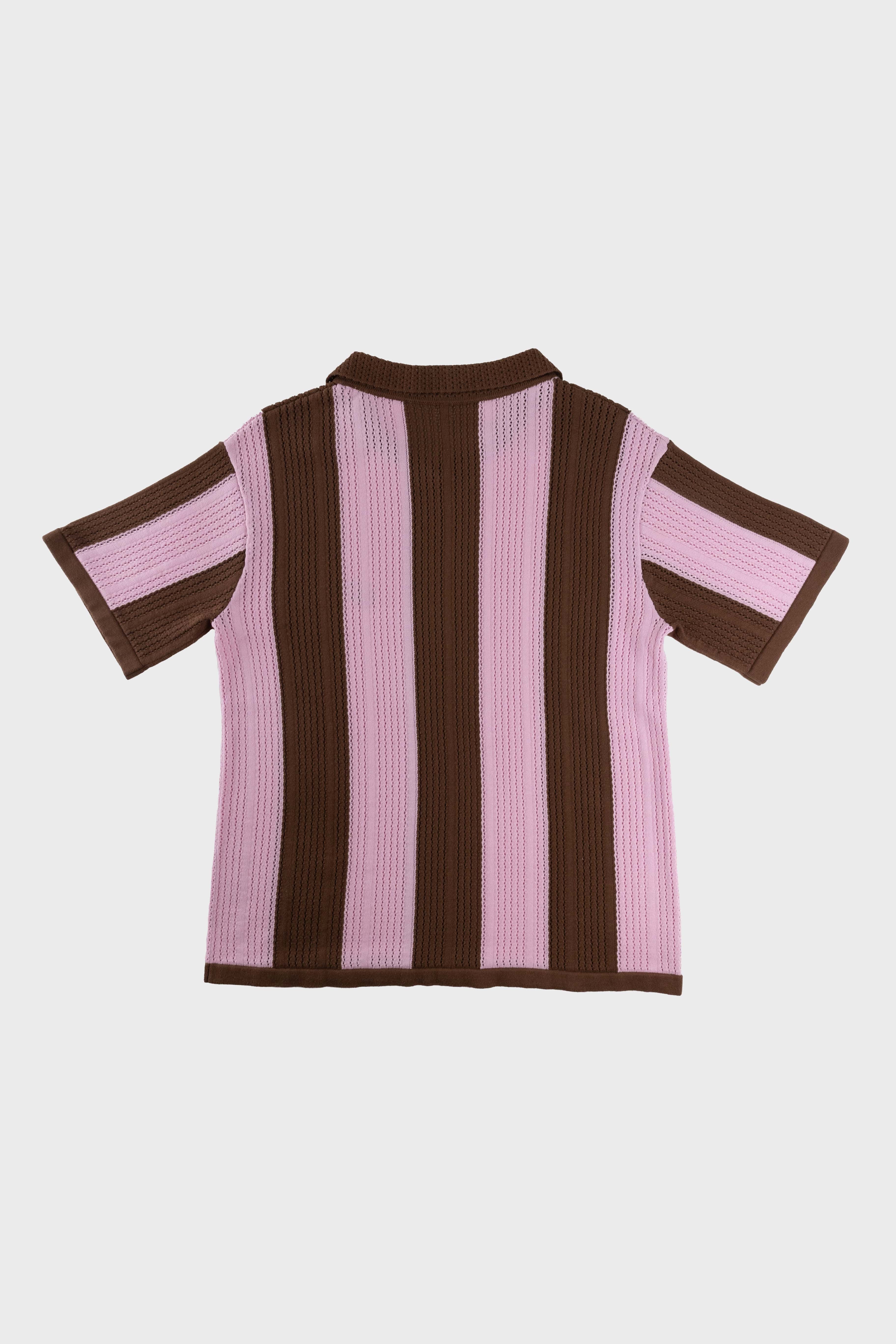 Calmé Club GELATO KNITTED JERSEY Tee 289 Brown Mix