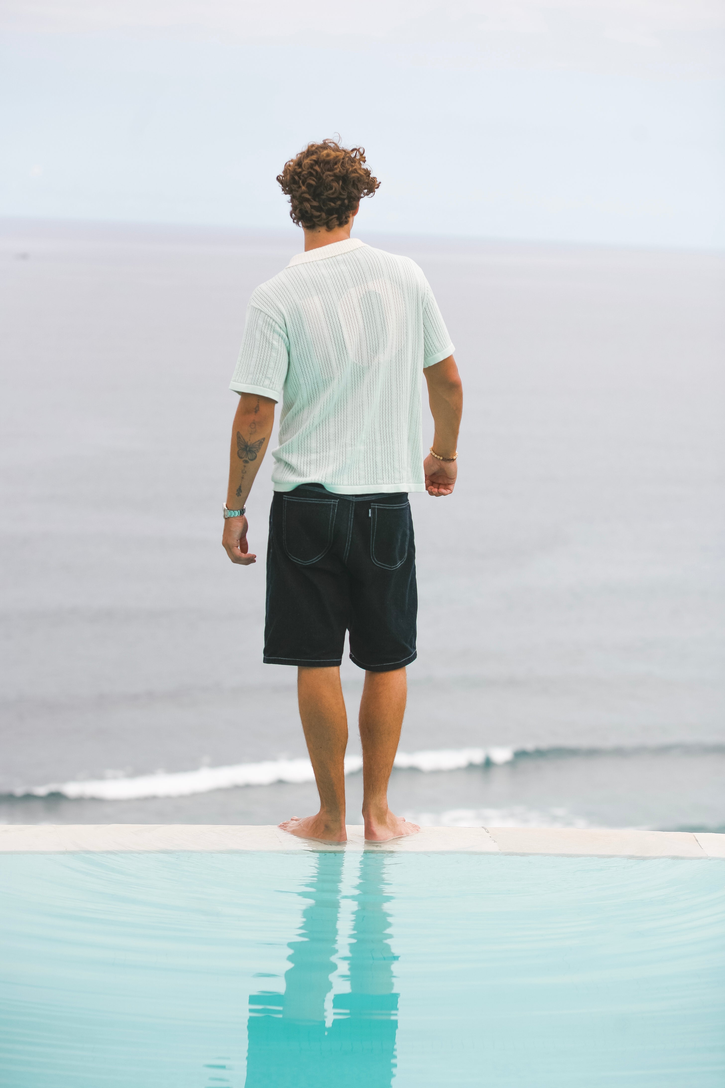 Calmé Club Mint KNITTED JERSEY Tee 321