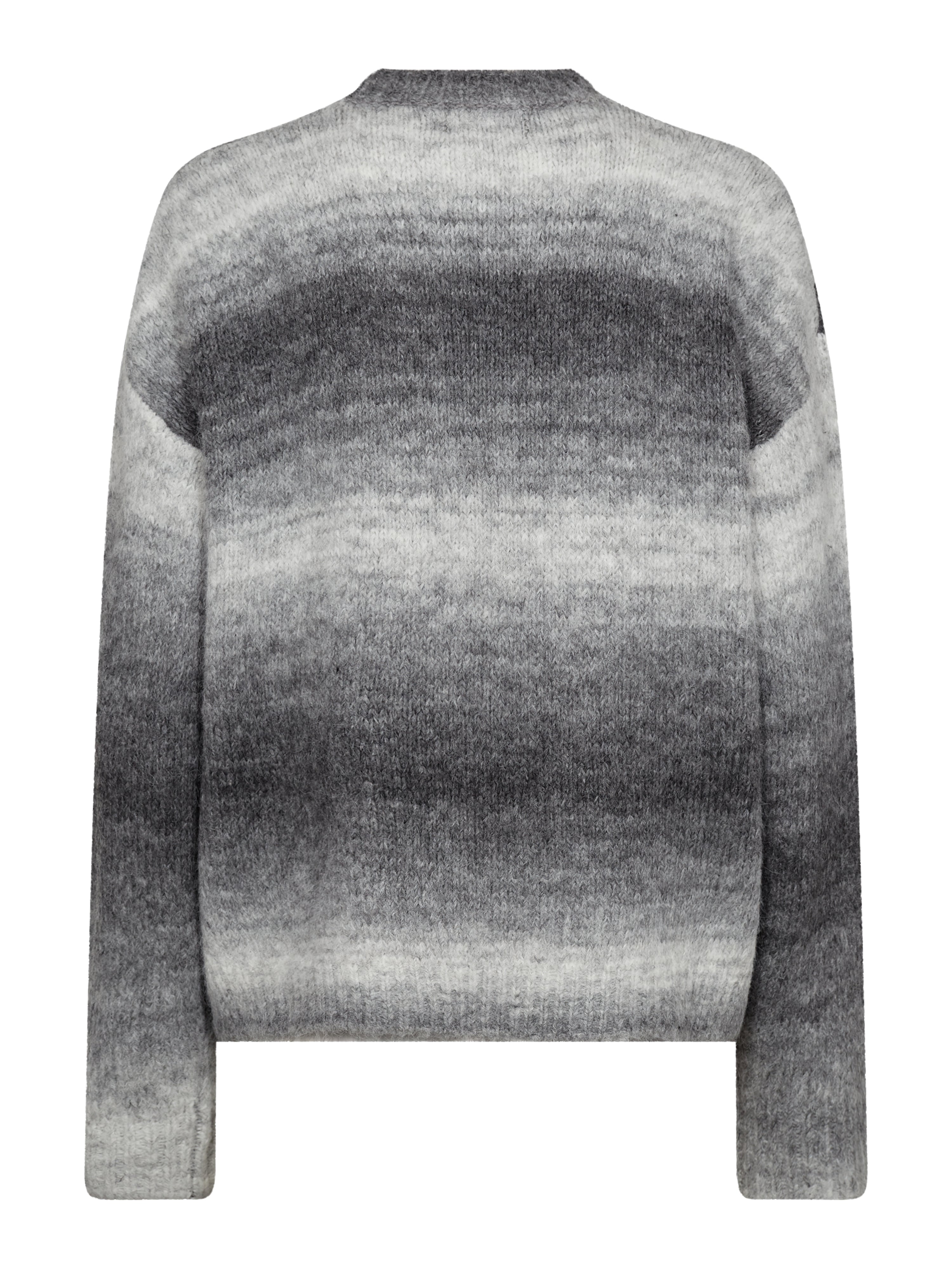 Calmé Club OMBRÉ KNIT SWEATER Pullover 000 Black mix