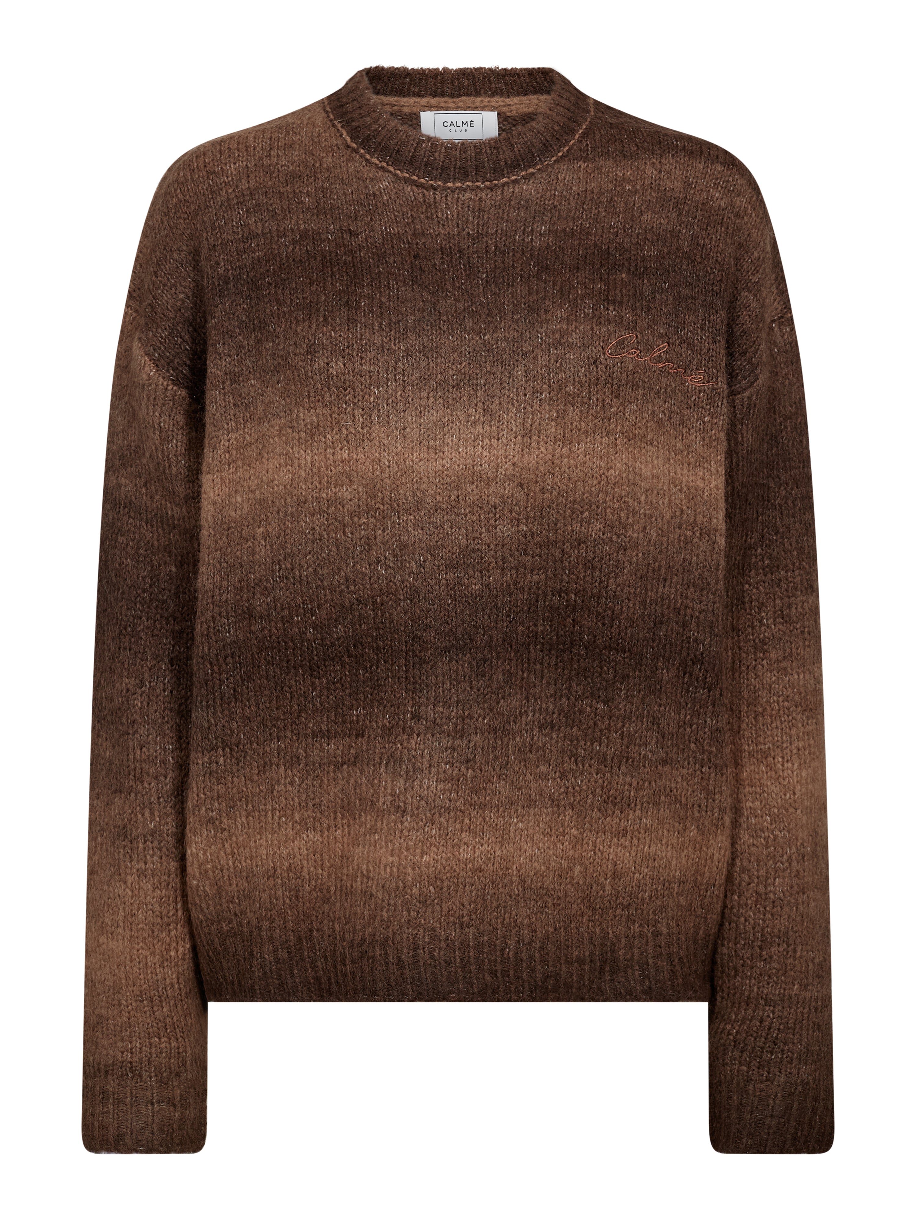 Calmé Club OMBRÉ KNIT SWEATER Pullover 289 Brown Mix
