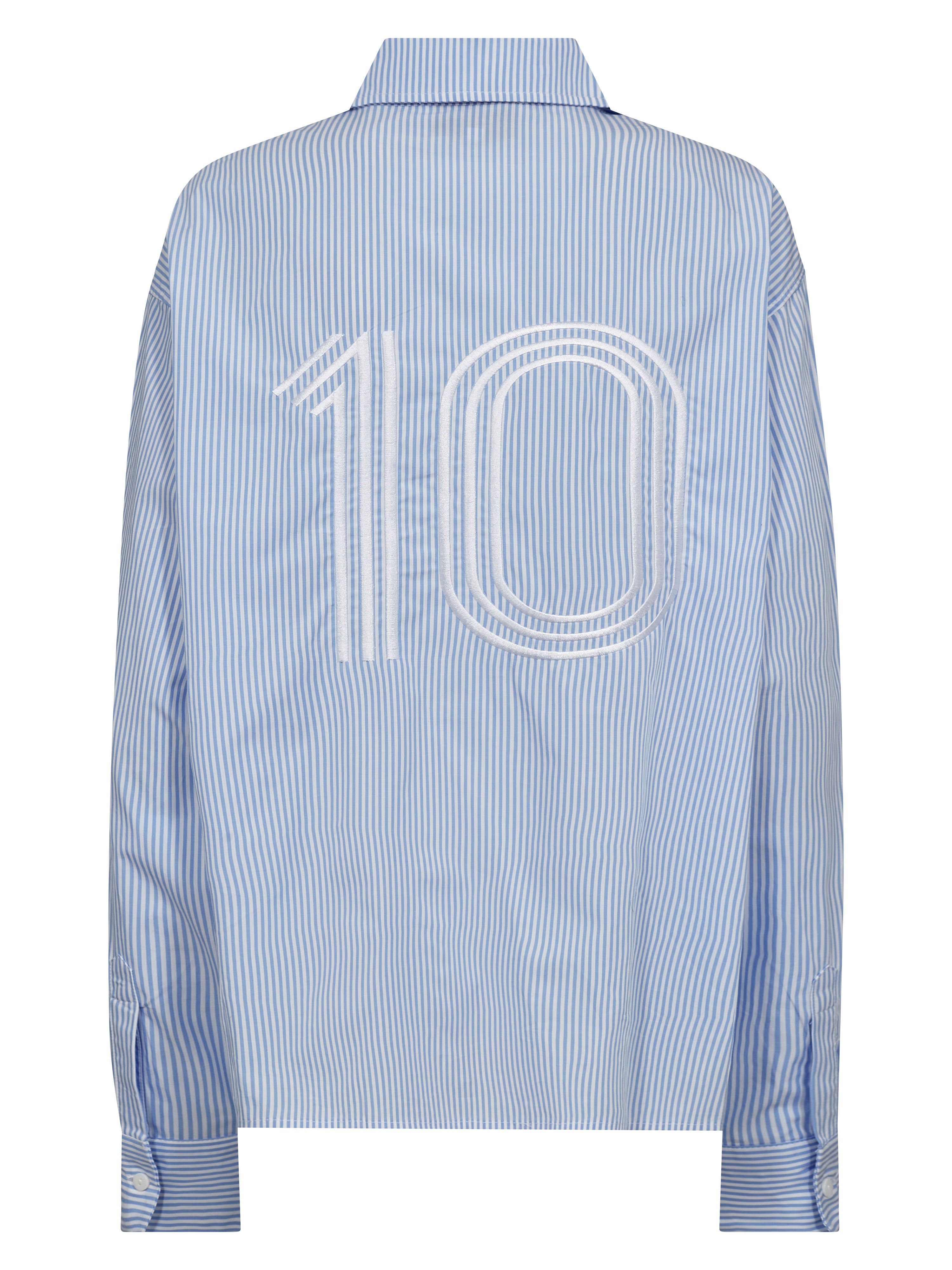 Calmé Club STRIPED SHIRT Tee 402 Blue mix