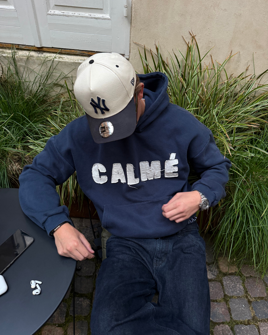 Calmé Club CALMÉ HOODIE Sweatshirt 476 Navy