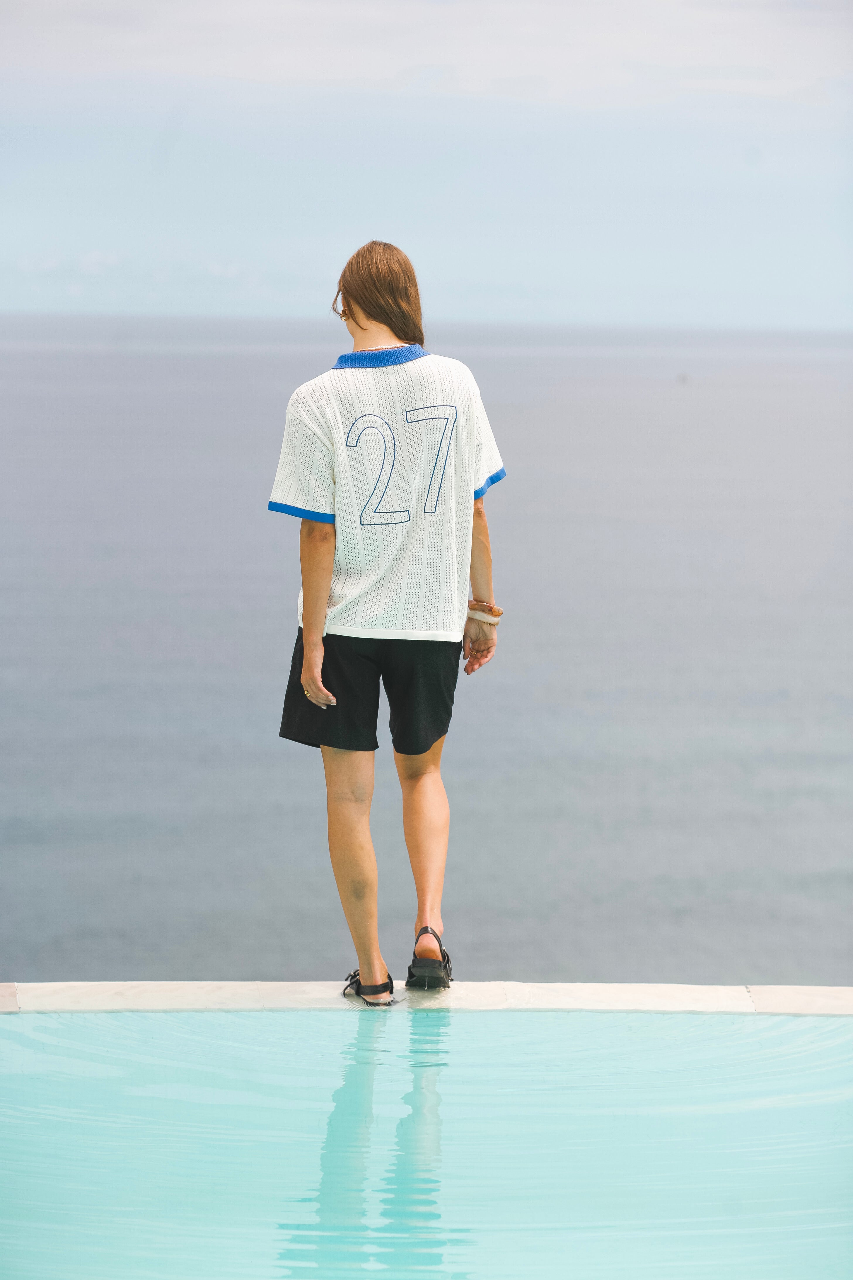 Calmé Club COPENHAGEN KNITTED JERSEY Tee 121