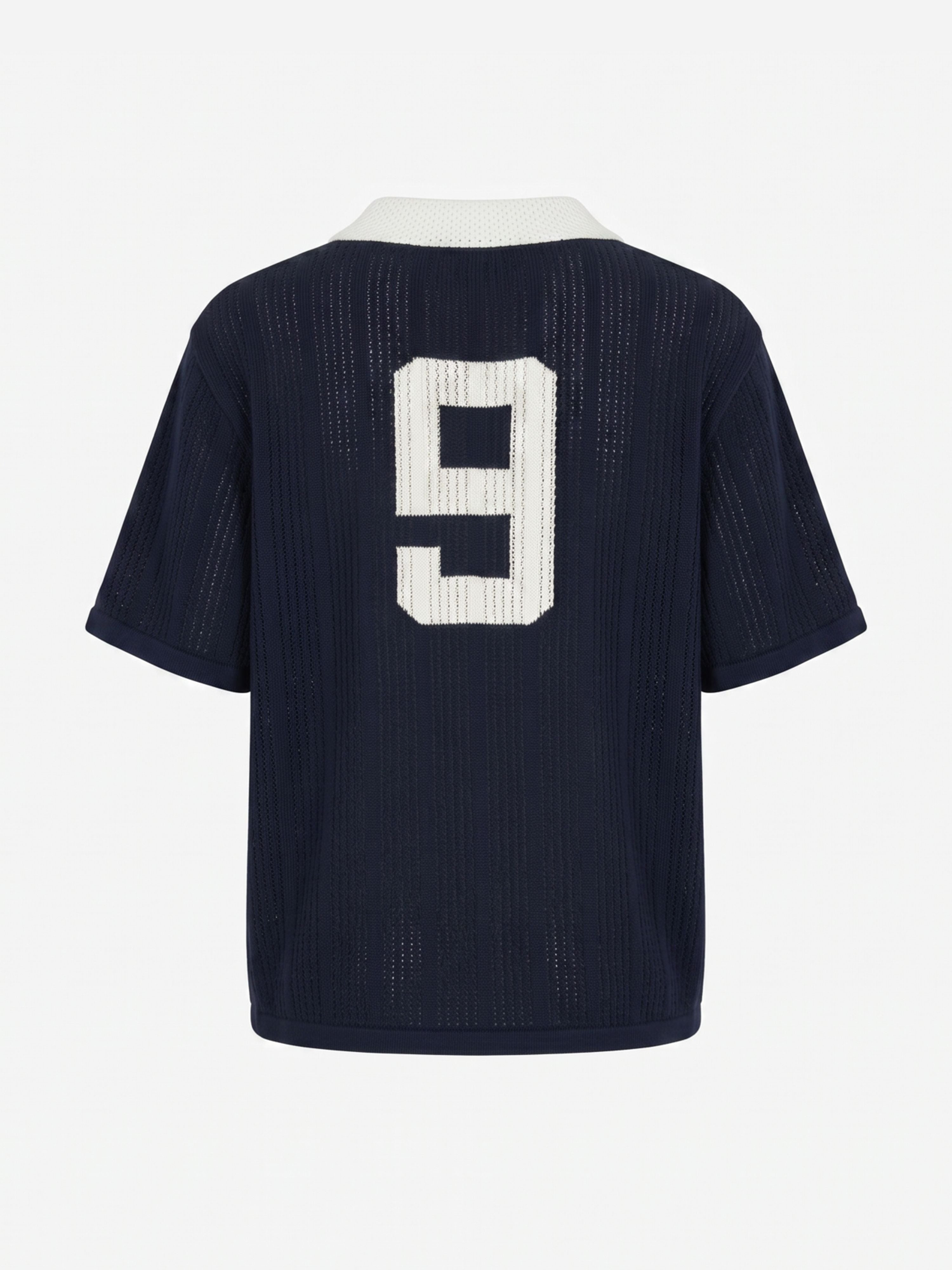 Calmé Club FRANCE KNITTED JERSEY Tee 488 Marine blue
