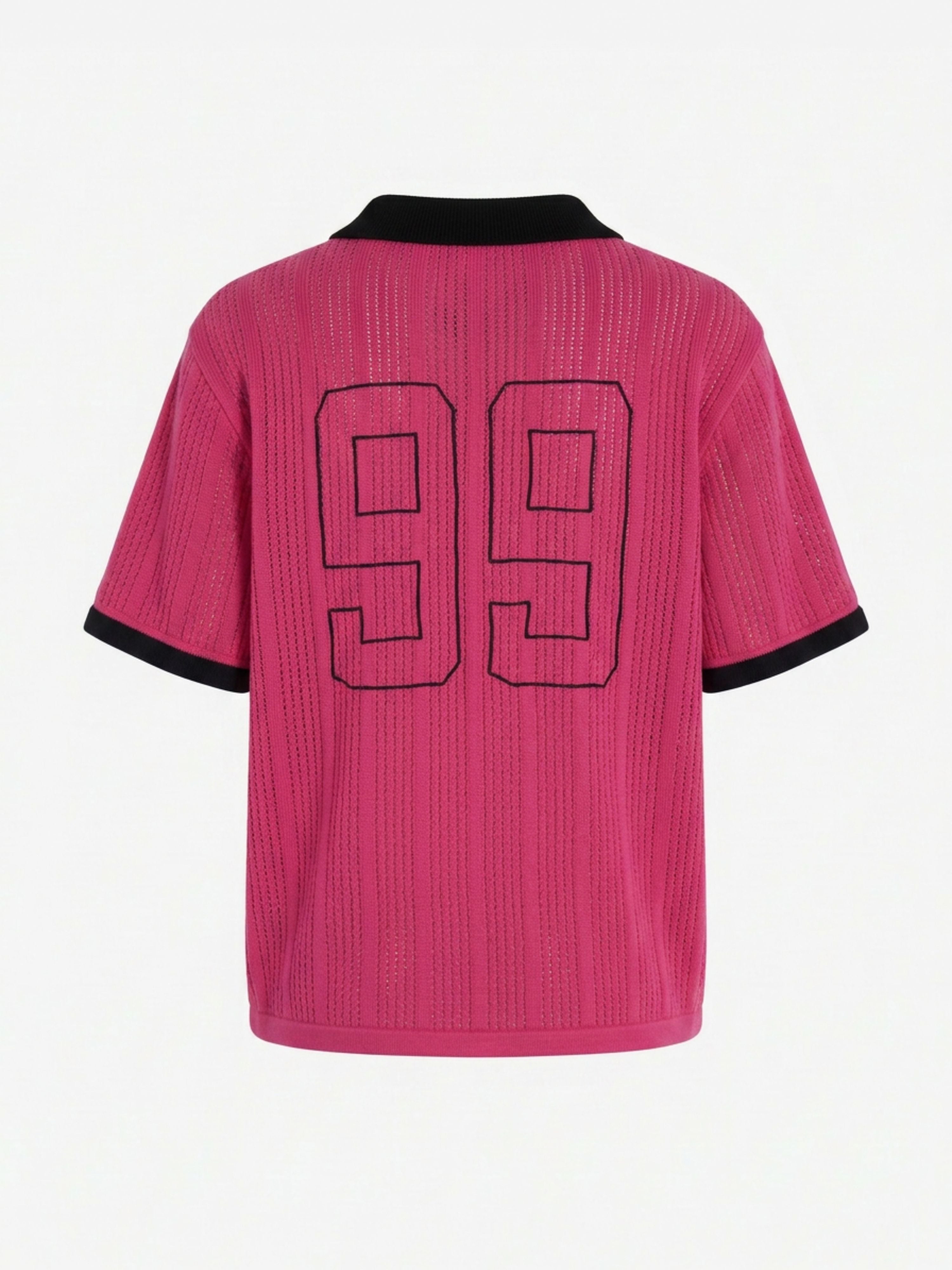 HOT PINK KNITTED JERSEY