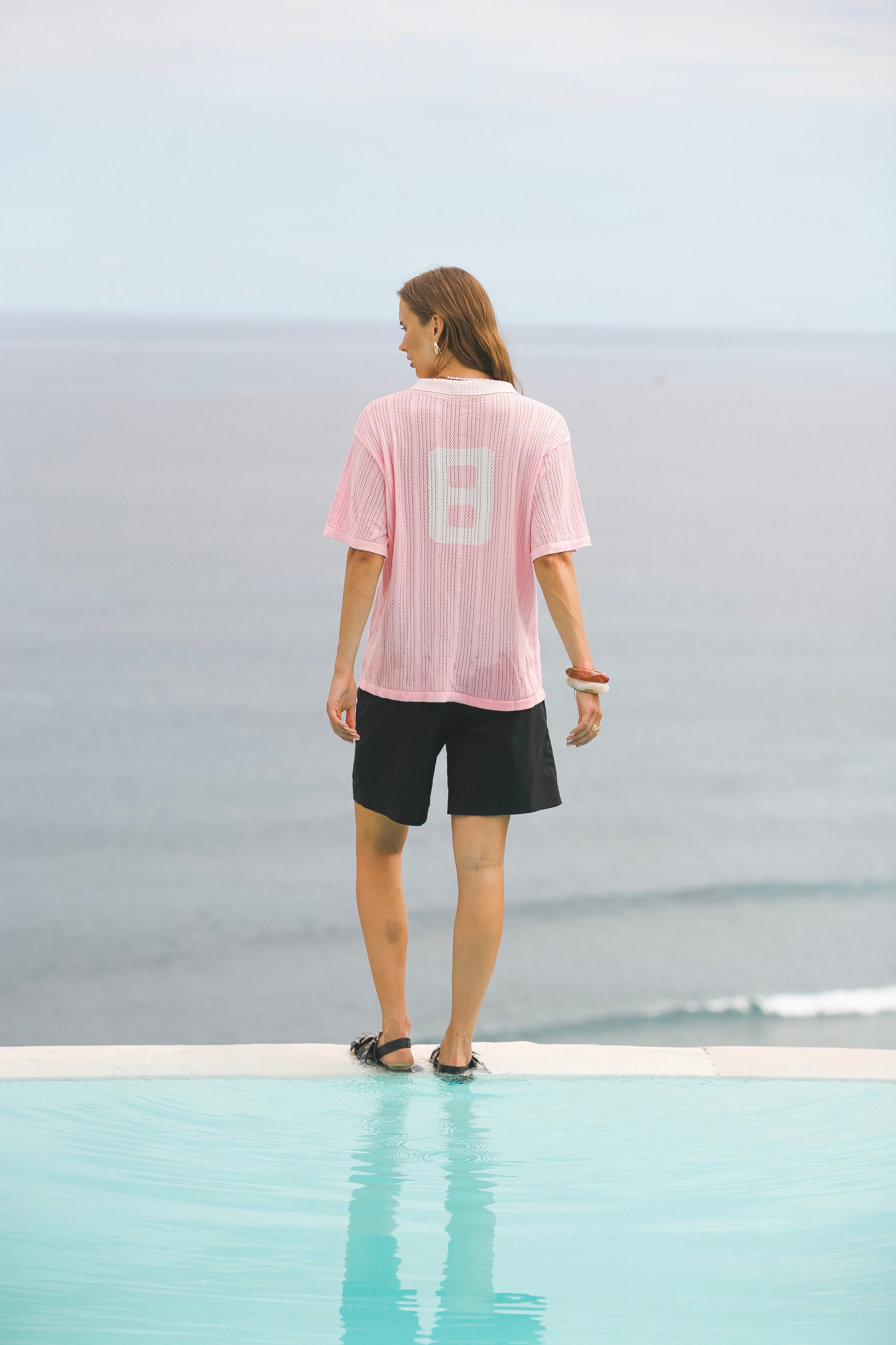 Calmé Club MIAMI KNITTED JERSEY Tee 639