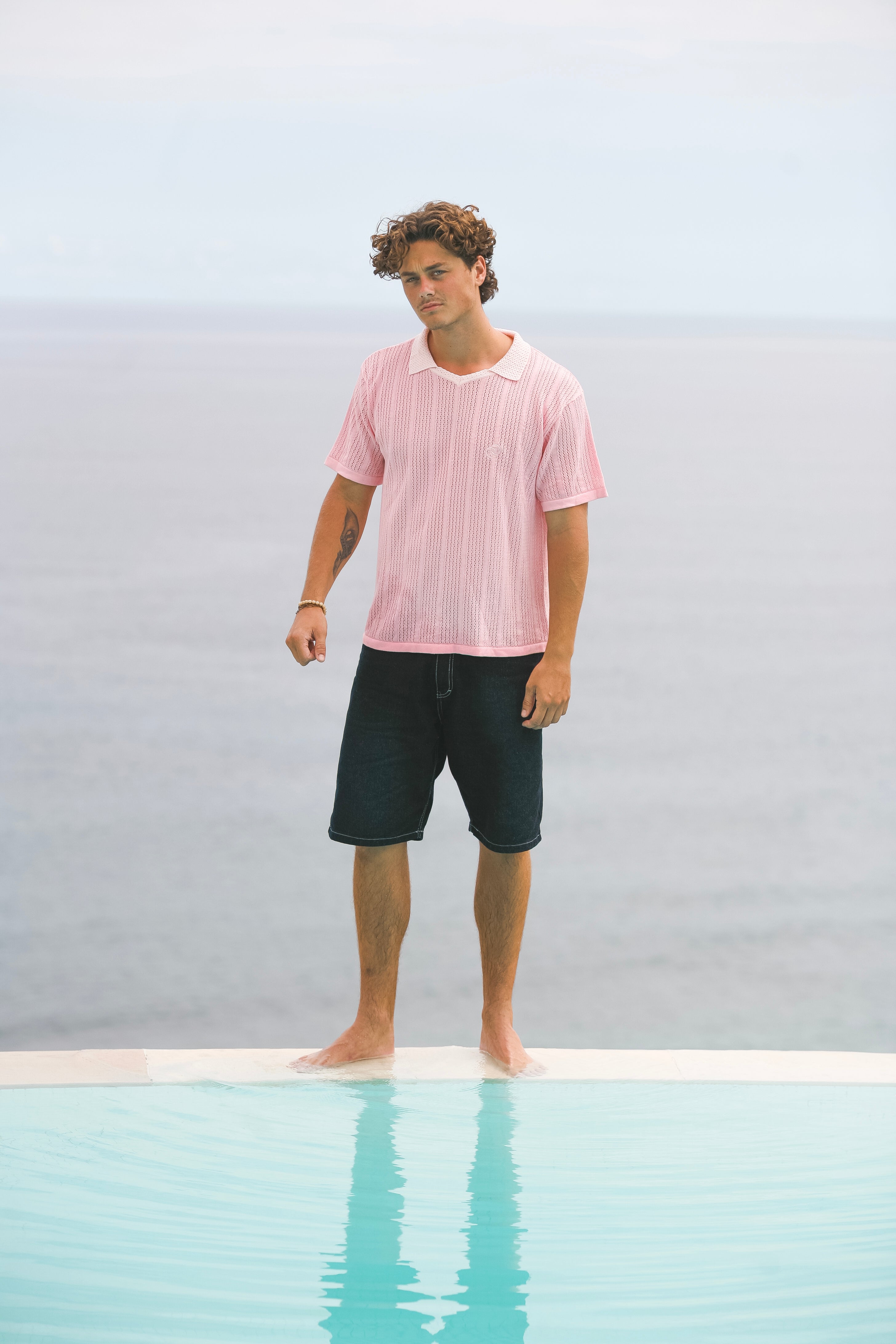 Calmé Club MIAMI KNITTED JERSEY Tee 639