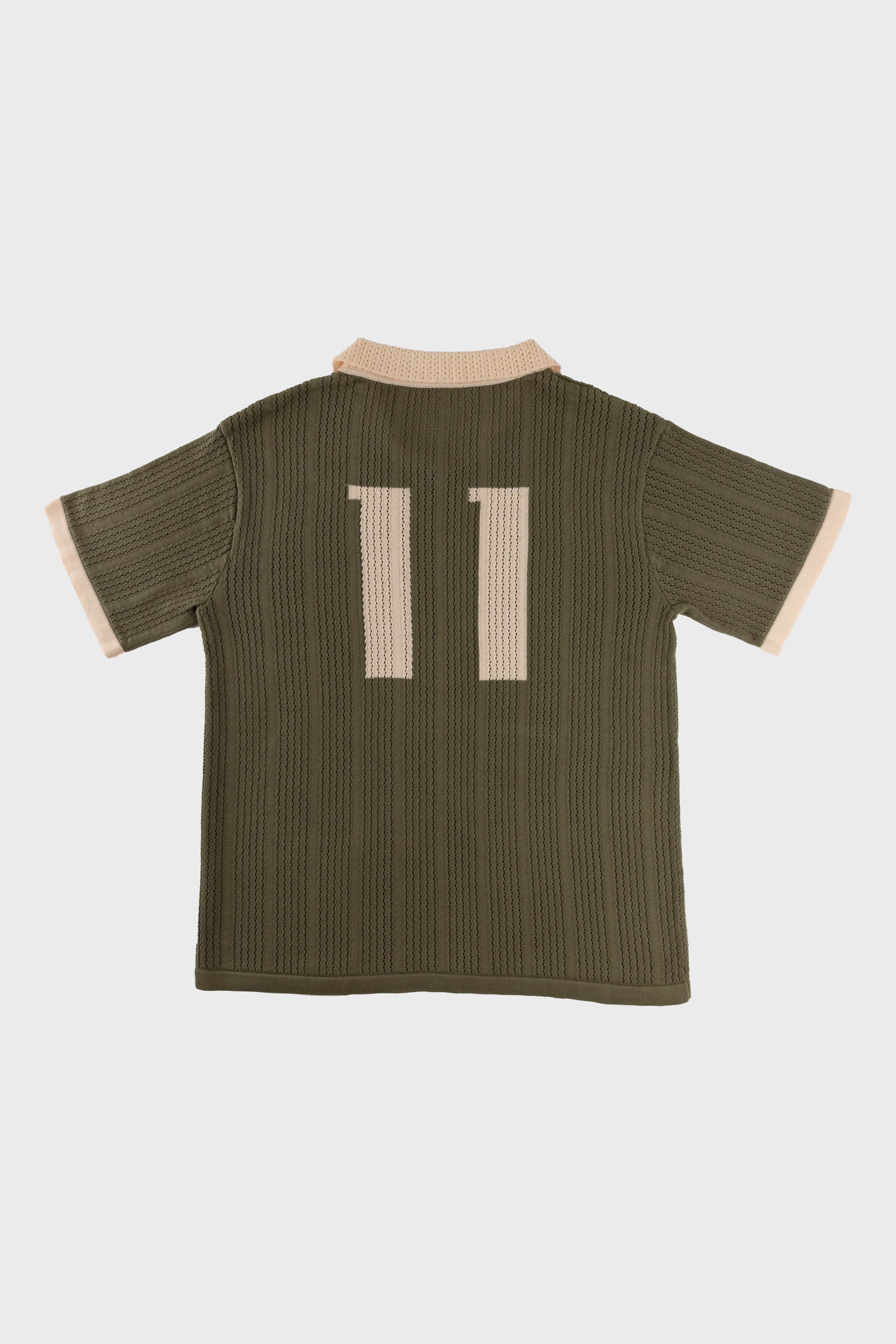 Calmé Club Olive KNITTED JERSEY Tee 316 Olive